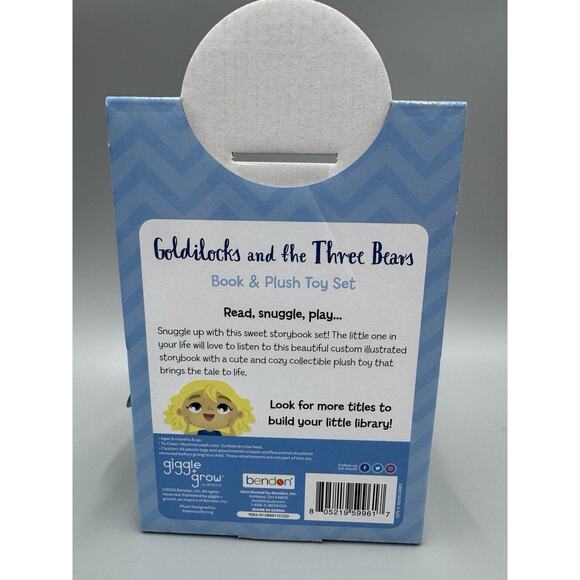 Goldilocks and the Three Bears Book & Plush Play Set 2023 - Picture 4 of 9